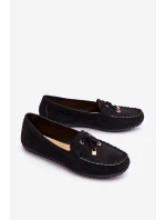 Klasické semišové mokasíny Černá Good Time Klasické semišové mokasíny Černá Good Time