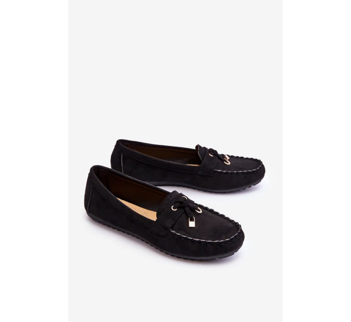 Klasické semišové mokasíny Černá Good Time Klasické semišové mokasíny Černá Good Time