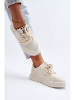 Dámské tenisky z ekokůže béžové Avanalis Dámské tenisky z ekokůže béžové Avanalis