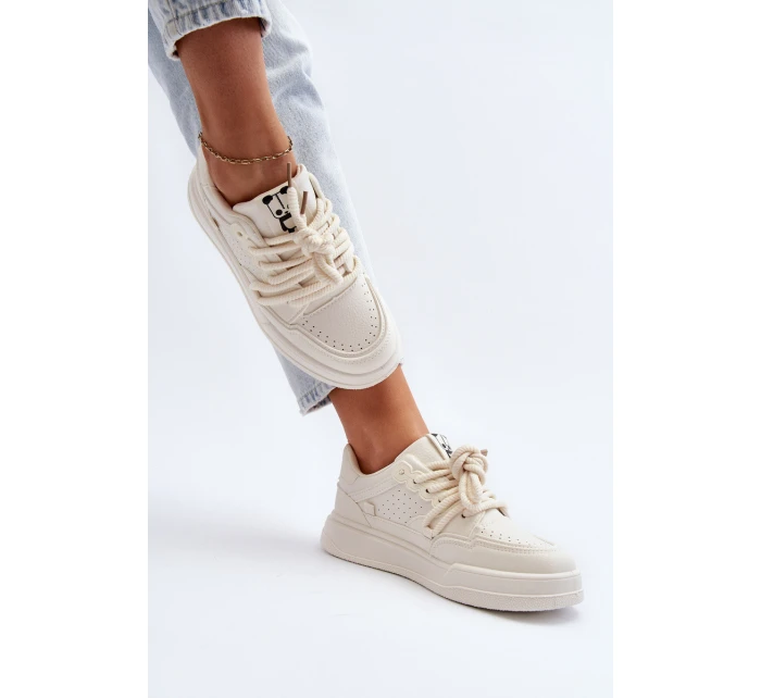 Dámské tenisky z ekokůže béžové Avanalis Dámské tenisky z ekokůže béžové Avanalis