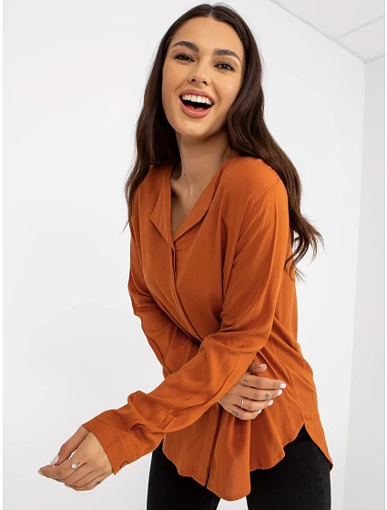 Halenka model 17790478 světle hnědá - FPrice Halenka model 17790478 světle hnědá - FPrice