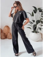 Dámská tepláková souprava oversize SPORT černá model 21988920 - Dstreet Dámská tepláková souprava oversize SPORT černá model 21988920 - Dstreet