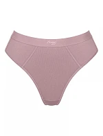Dámská tanga EVER Ease String - PURPLE - fialovohnědá 6116 - SLOGGI