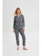 Pyžamo s dlouhými rukávy model 18936774 - Vamp