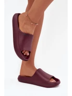 Lehké Dámské Pantofle Big Star model 21706429 Bordó - Big Star Shoes Lehké Dámské Pantofle Big Star model 21706429 Bordó - Big Star Shoes