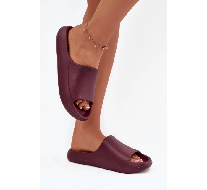 Lehké Dámské Pantofle Big Star model 21706429 Bordó - Big Star Shoes Lehké Dámské Pantofle Big Star model 21706429 Bordó - Big Star Shoes