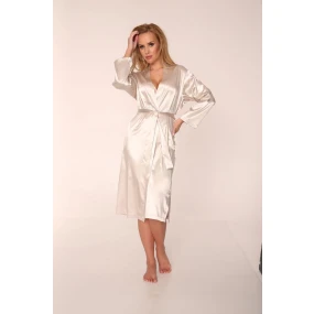 Dámský župan CLASSIC 798 Světle modrý - DE LAFENSE