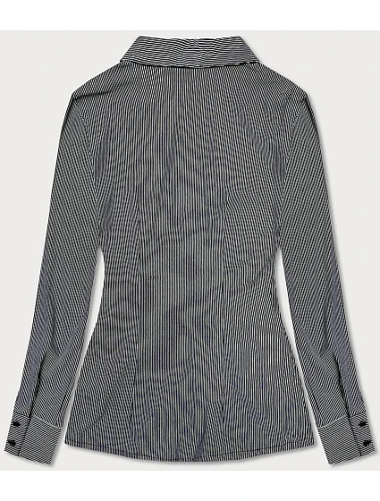 Tmavě modrá dámská pruhovaná košile model 18485797 - Forget me not FASHION