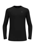 Pánské tričko model 21485322 Merino 160 BL Top Crew Neck l/s velikost L Black - ODLO