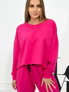 Set 2dílná mikina + kalhoty fuchsie