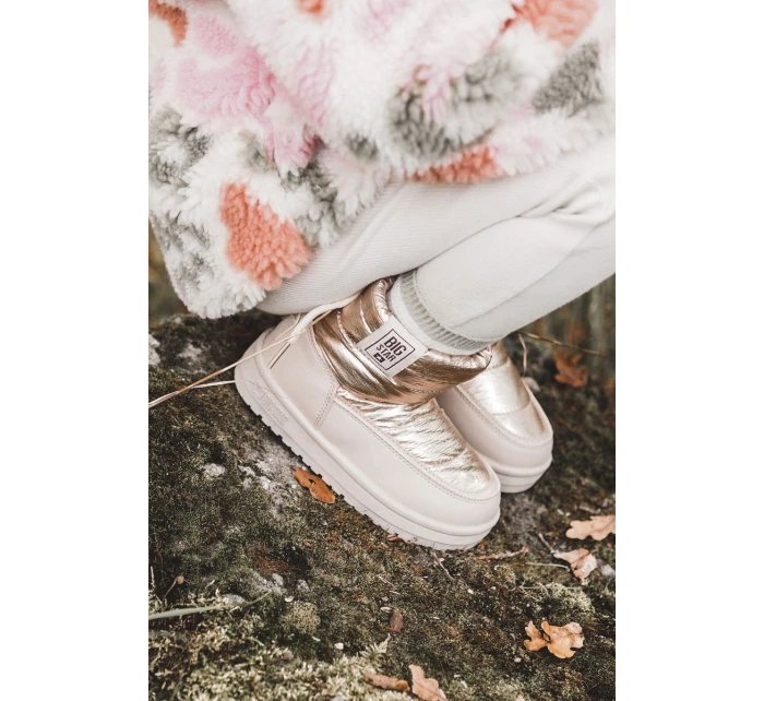 Dětské sněhule Big Star model 21595019 Béžová a zlatá - Big Star Shoes