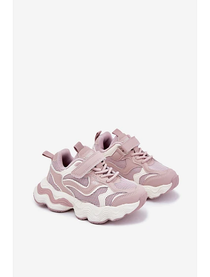 Dětské tenisky na silné podrážce růžové model 21692414 - Boto