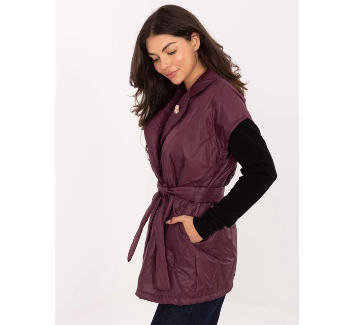 Kamizelka IT KZ model 21334702 bordowy - FPrice Kamizelka IT KZ model 21334702 bordowy - FPrice