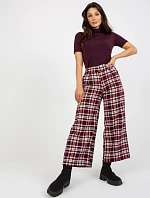 Dámské kalhoty LK SP 509097 2.35P bordó - FPrice