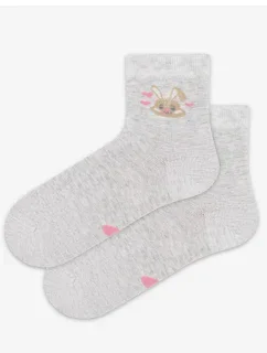 PONOŽKY TENKÉ BARVY 2-6 LETÉ DÍVKY PALEC 21-23