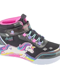 Skechers S-Lights: Unicorn Chaser – Jumping Magic 303302L-BKMT Černé 28