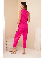 Set vesta + kalhoty světle růžová