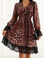 Sukienka MI SK camelowy model 22550435 - FPrice Sukienka MI SK camelowy model 22550435 - FPrice