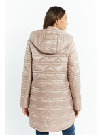 Monnari Kabáty Dámský kabát se zajímavým prošíváním Pink