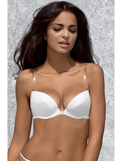 Podprsenka Push-up Paula M-537/1 bílá - Mat