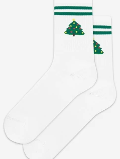 Vzorované vánoční ponožky U04.N56