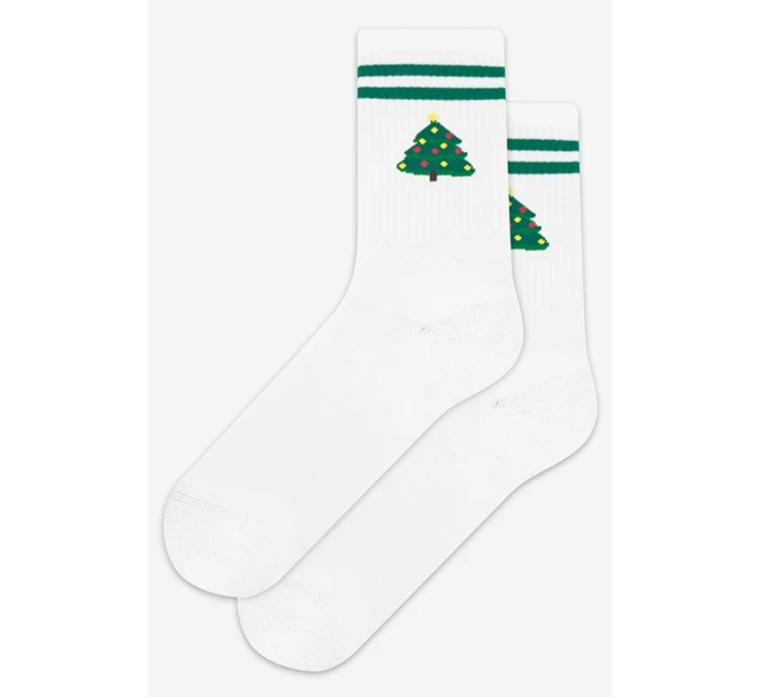 Vzorované vánoční ponožky U04.N56