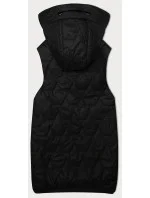 Černá dámská vesta se stahovacím lemem na spodním okraji S'West (B8341-1) Černá dámská vesta se stahovacím lemem na spodním okraji S'West (B8341-1)