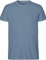 Neutral O 61001 Pánské tričko z bio bavlny 77.6101 dusty indigo