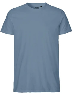 Neutral O 61001 Pánské tričko z bio bavlny 77.6101 dusty indigo