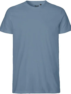 Neutral O 61001 Pánské tričko z bio bavlny 77.6101 dusty indigo