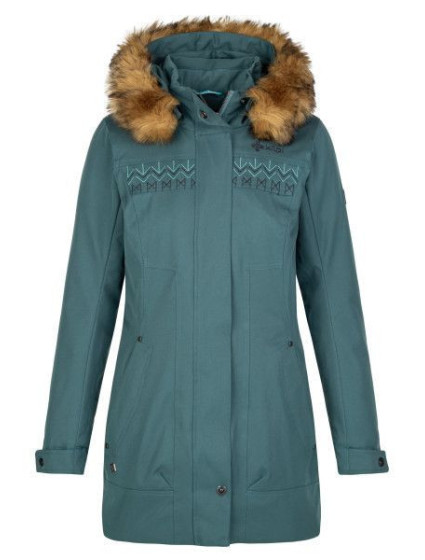 Dámský zimní kabát PERU-W Tmavě zelená - Kilpi