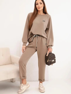 Dámský komplet z viskózy s mikinou a kalhotami fango model 21803205 - K-Fashion