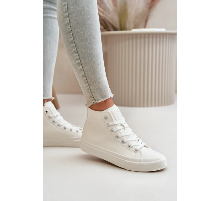 Dámské Zateplené Tenisky Z Eko Kůže Bílé Big Star model 21669546 - Big Star Shoes Dámské Zateplené Tenisky Z Eko Kůže Bílé Big Star model 21669546 - Big Star Shoes