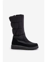 Dámské zimní boty na zip Progress model 21677038 Černé - Boto