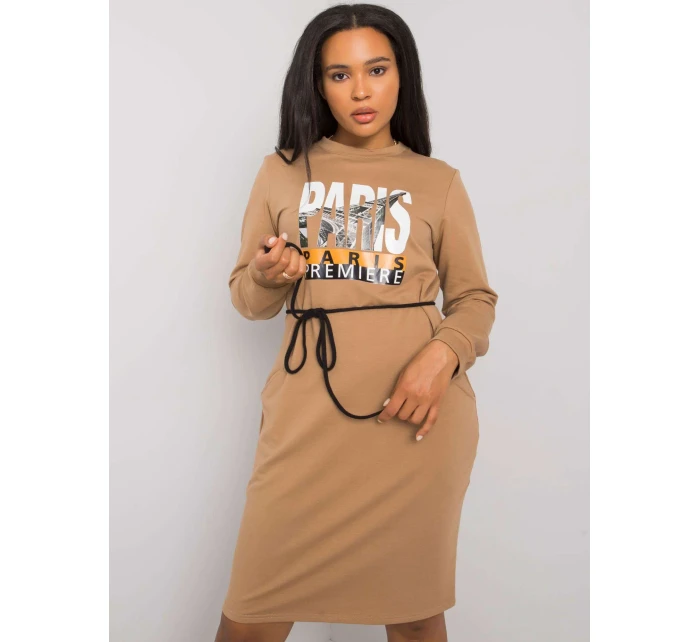 Šaty LK SK 508299.30 velbloudů Šaty LK SK 508299.30 velbloudů