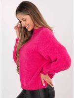 Sweter MI SW model 21801845 fuksjowy - FPrice Sweter MI SW model 21801845 fuksjowy - FPrice