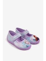 Dětské balerínky-papuče na suchý zip – světle modré Olivessa (Frozen Kraina Lodu) Dětské balerínky-papuče na suchý zip – světle modré Olivessa (Frozen Kraina Lodu)