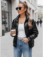 Dámská bunda bomber TY5292 černá - FashionStreet