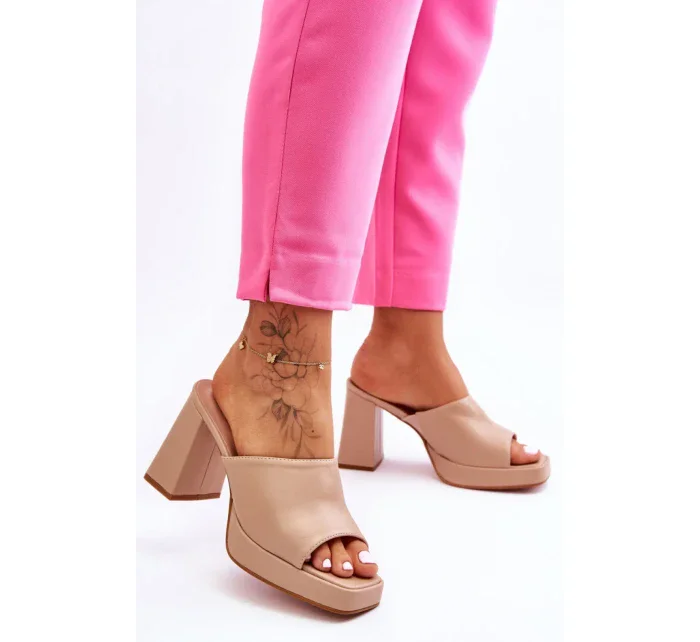 Pantofle model 181070 Step in style Pantofle model 181070 Step in style