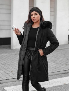 Dámská zimní bunda TRENDNEL s oboustrannou kapucí černá FashionStreet TY4587