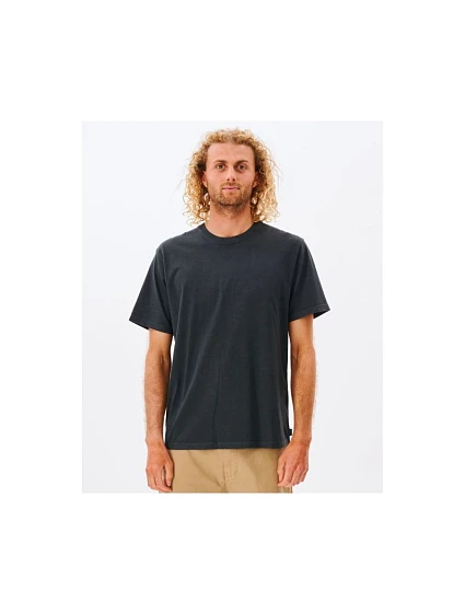 Tričko RIP CURL Plain Wash Tee, černé Tričko RIP CURL Plain Wash Tee, černé