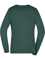 Daiber JN 658 Dámský svetr s výstřihem do V 02.0658 forest green Daiber JN 658 Dámský svetr s výstřihem do V 02.0658 forest green