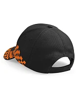 Beechfield B 159 5 panelová kšiltovka "Grand Prix" 53.0159 black/orange Beechfield B 159 5 panelová kšiltovka "Grand Prix" 53.0159 black/orange