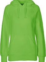 Neutral O 83101 Dámská mikina s kapucí z bio bavlny 77.8311 lime