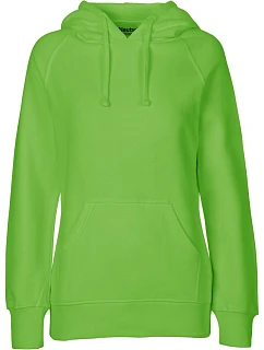 O Dámská mikina s kapucí z bio bavlny lime model 22505930 - Neutral