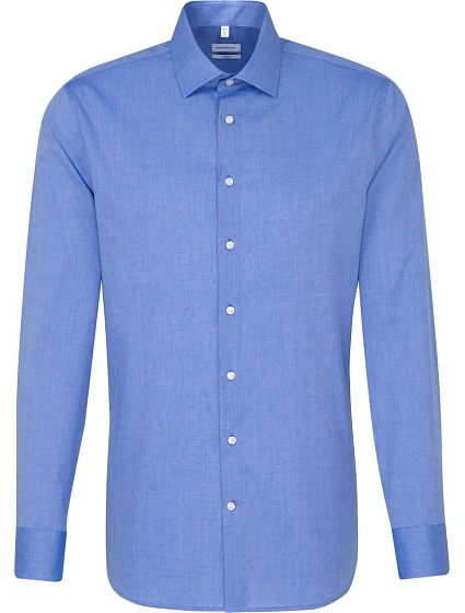 Seidensticker Shirt Shaped LSL Košile s dlouhým rukávem 78.1000 mid blue Seidensticker Shirt Shaped LSL Košile s dlouhým rukávem 78.1000 mid blue