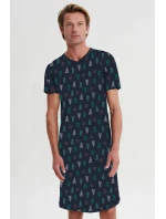 Noční košile s krátkými rukávy model 18938511 - Vamp