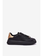 Dámské Sneakersy Z Eko Kůže Big Star model 21693190 Černé - Big Star Shoes Dámské Sneakersy Z Eko Kůže Big Star model 21693190 Černé - Big Star Shoes