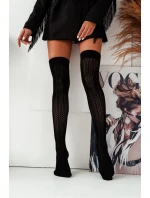 Dámské podkolenky s model 21712999 vzorem černé - Milena