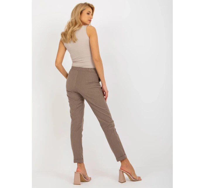 Dámské kalhoty LK SP  506616 1.28X hnědá - FPrice